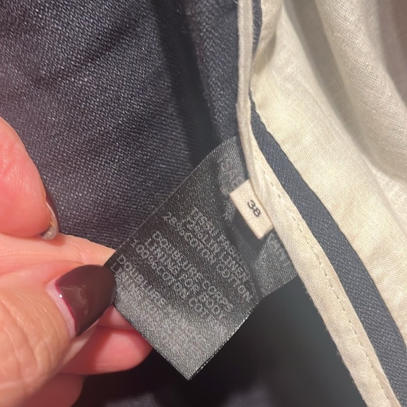 Isabel Marant Etoile Navy Linen Cotton Blend - Picture 8 of 9